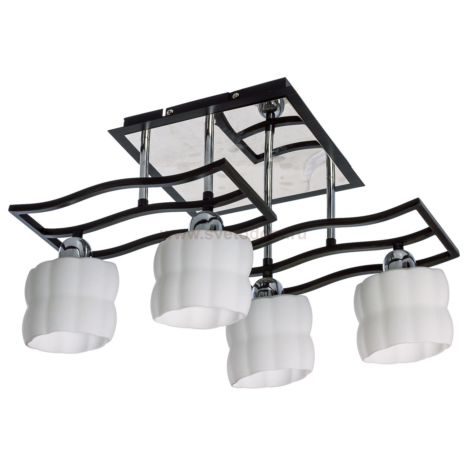 Потолочный светильник Экономсвет 85503/4CH+WENGUE WT