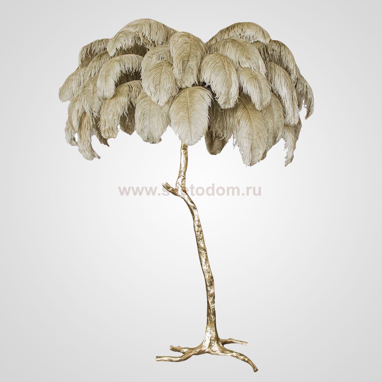 Торшер страусиные перья Feather Lamp A MODERN GRAND TOUR ImperiumLoft 85511-22