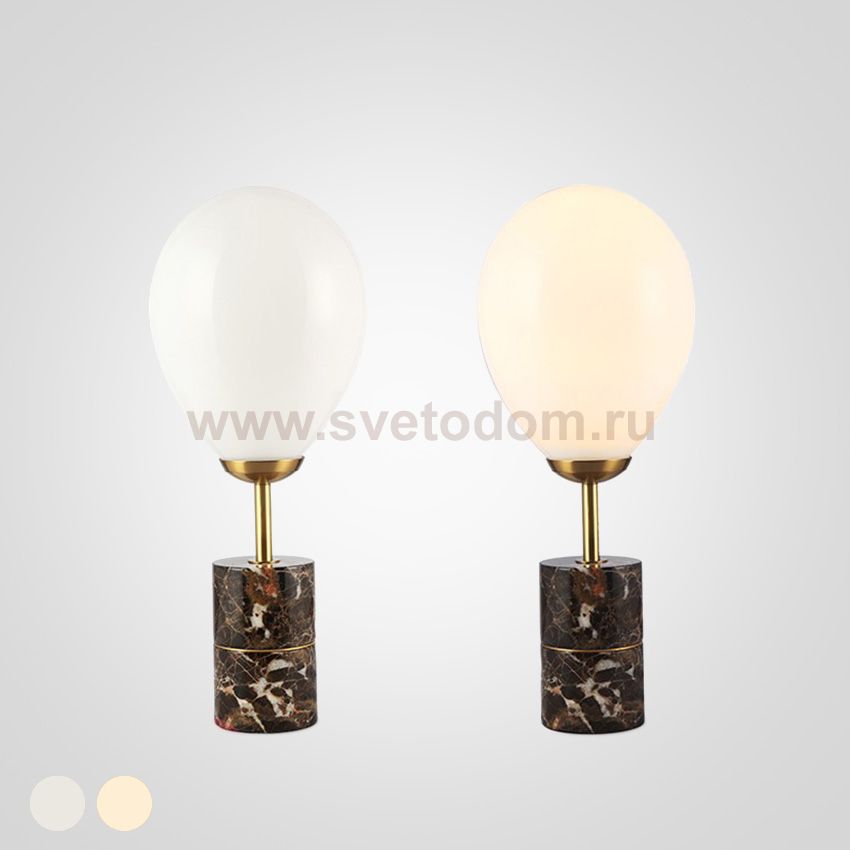 Настольная лампа Marble Fire balloon ImperiumLoft 85643-22