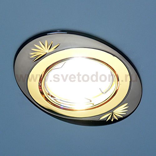 Точечный светильник Elektrostandard 856A CF GU/G (черный/золото)