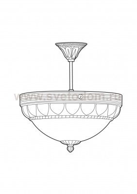 Люстра MARBELLA на ножке на 3 лампы E14