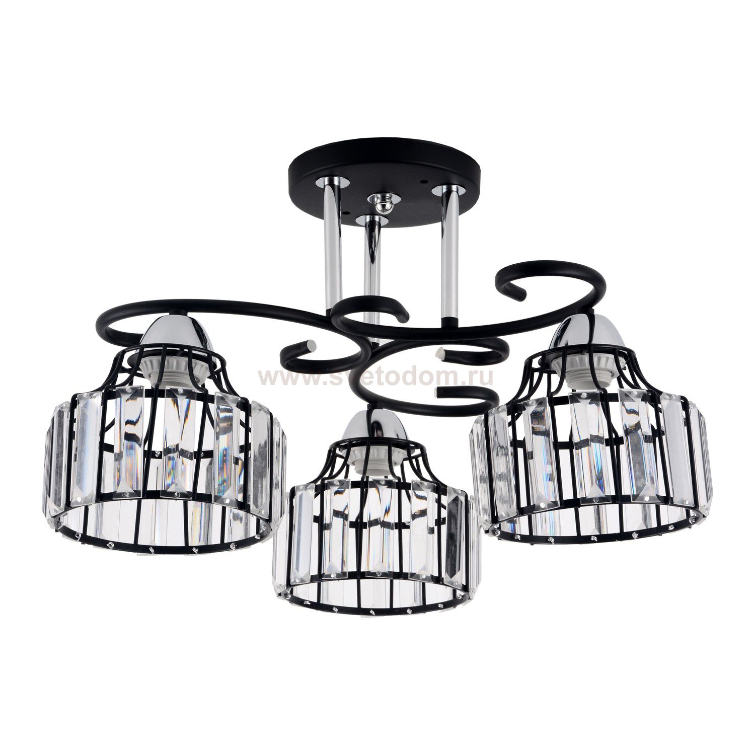 Люстра современная Экономсвет 86013/3BK CL