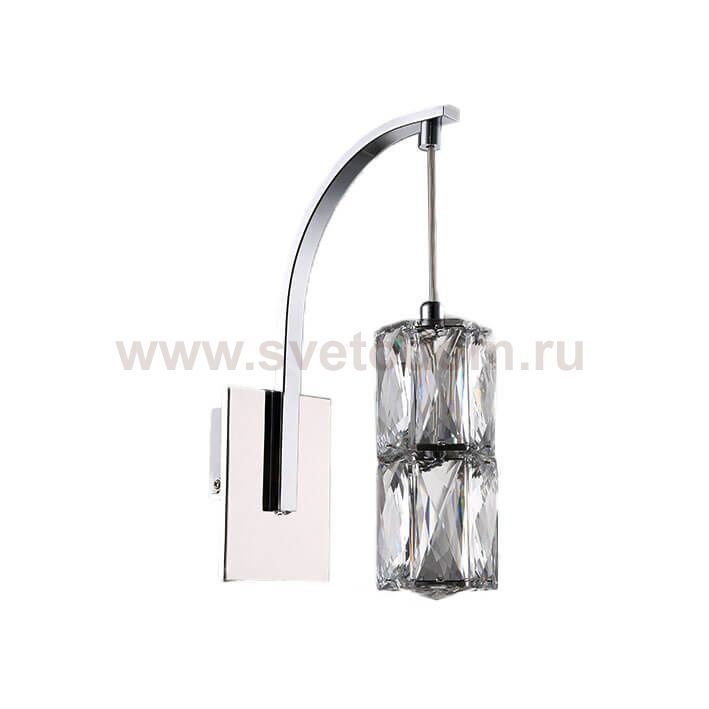 Светильник бра АКВА-КРИСТАЛЛ хром w26*10 h9 Led 10W (4000K) Kink light 8620