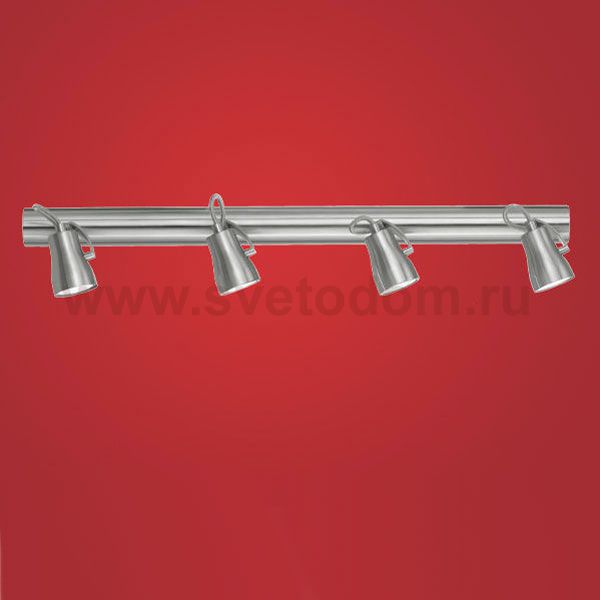 Спот ELO 1 4X50W(GU10) матовый никель Eglo 86225