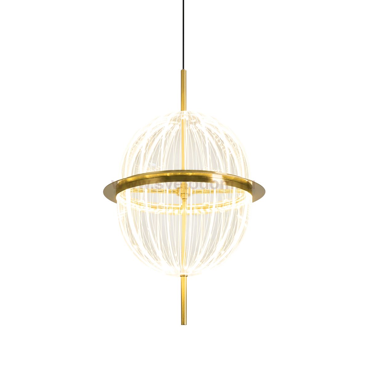 Подвесной светильник 8631P/C gold/clear