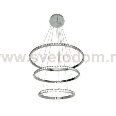 Подвесной светильник ТОР КРИСТАЛЛ хром d-65+50+35 h-100 Led 76W(4000K) Kink light 8633