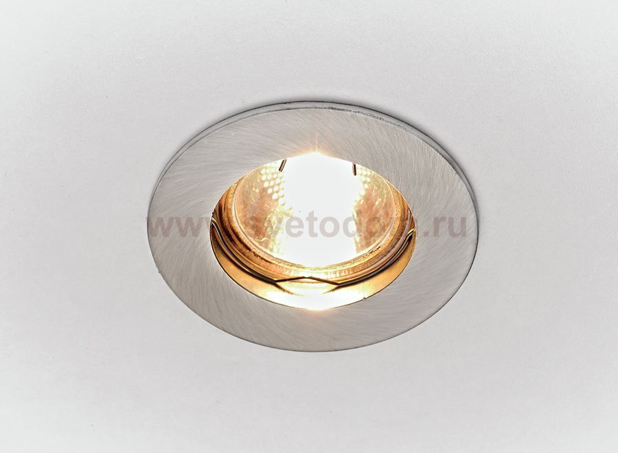 Светильник точечный Ambrella 863A SN сатин никель MR16 ORGANIC SPOT