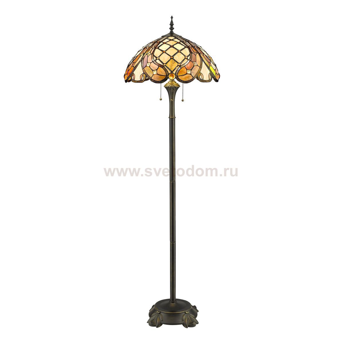 Торшер тиффани Velante 865-805-03