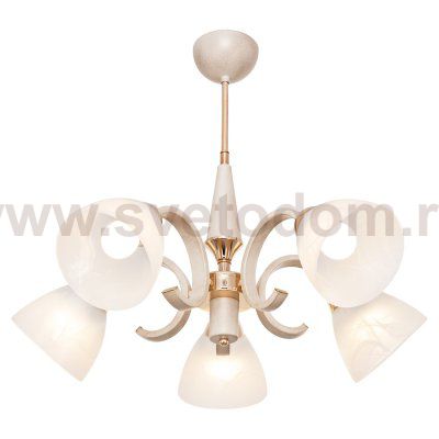 Люстра классическая Экономсвет 8656/5GD+BEG WT