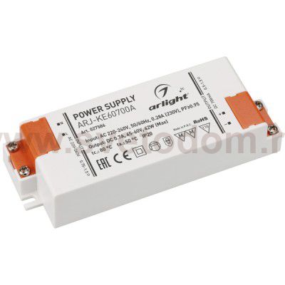 Блок питания ARJ-KE57700A (40W, 700mA, PFC) Arlight 27586