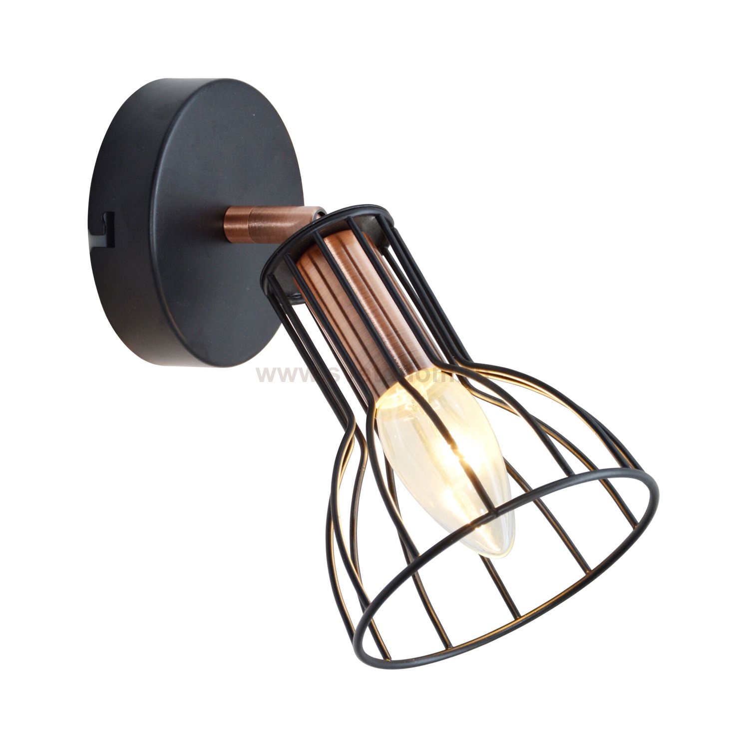 Светильник ЭкономСвет 86606/1BK+COP BK