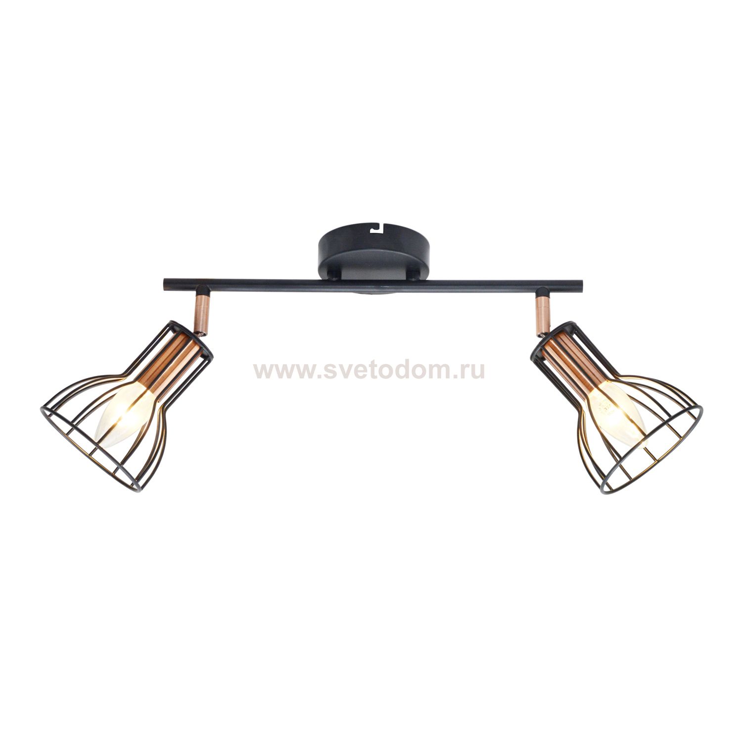 Светильник ЭкономСвет 86606/2BK+COP BK