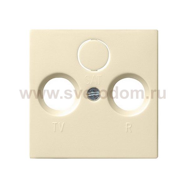 Gira S-55 Крем глянц Накладка TV-FM-(SAT) розетки (G86901)