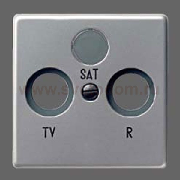 Gira E22 Алюминий Накладка TV-розетки (G869203)