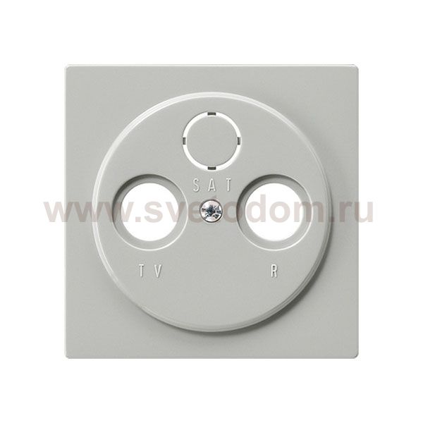 Gira S-Color Серый Накладка для коаксиальной антенной розетки (G86942)