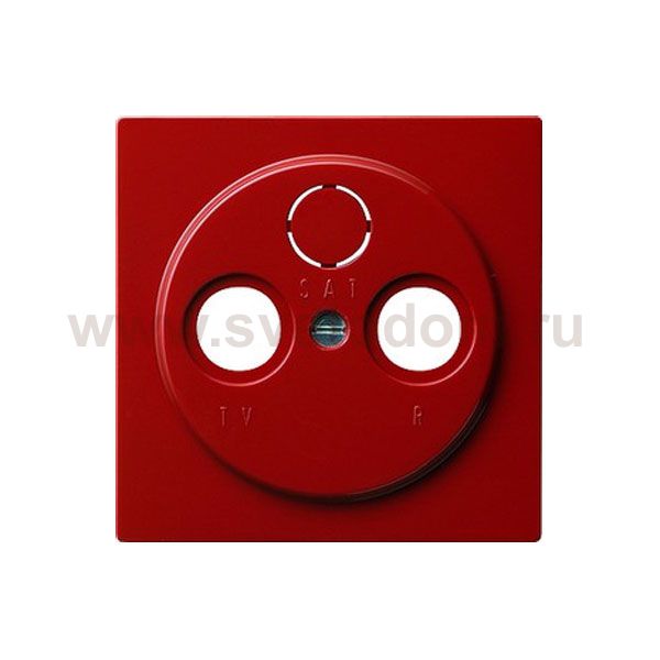 Gira S-Color Красный Накладка TV-FM-(SAT) розетки (G86943)