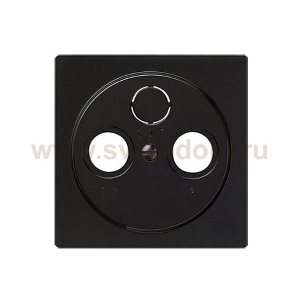 Gira S-Color Черный Накладка TV-FM-(SAT) розетки (G86947)