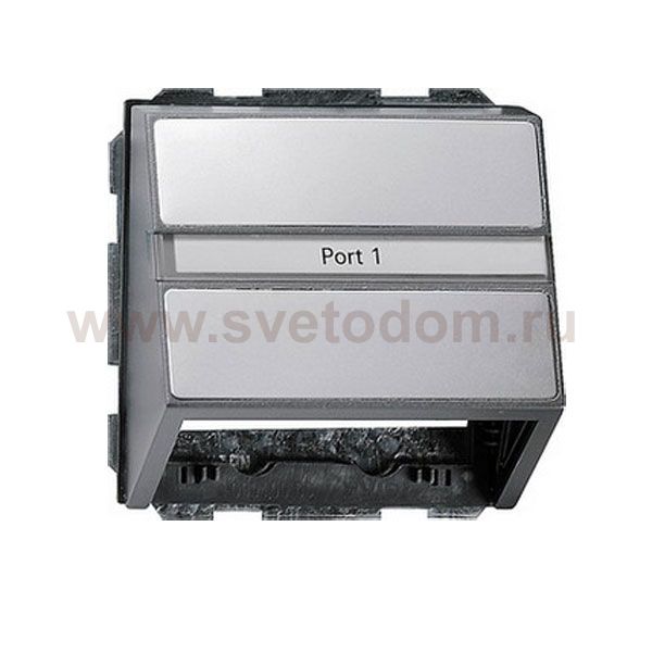 Gira E22 Алюминий Накладка с опорной пластиной угловая (G870203)