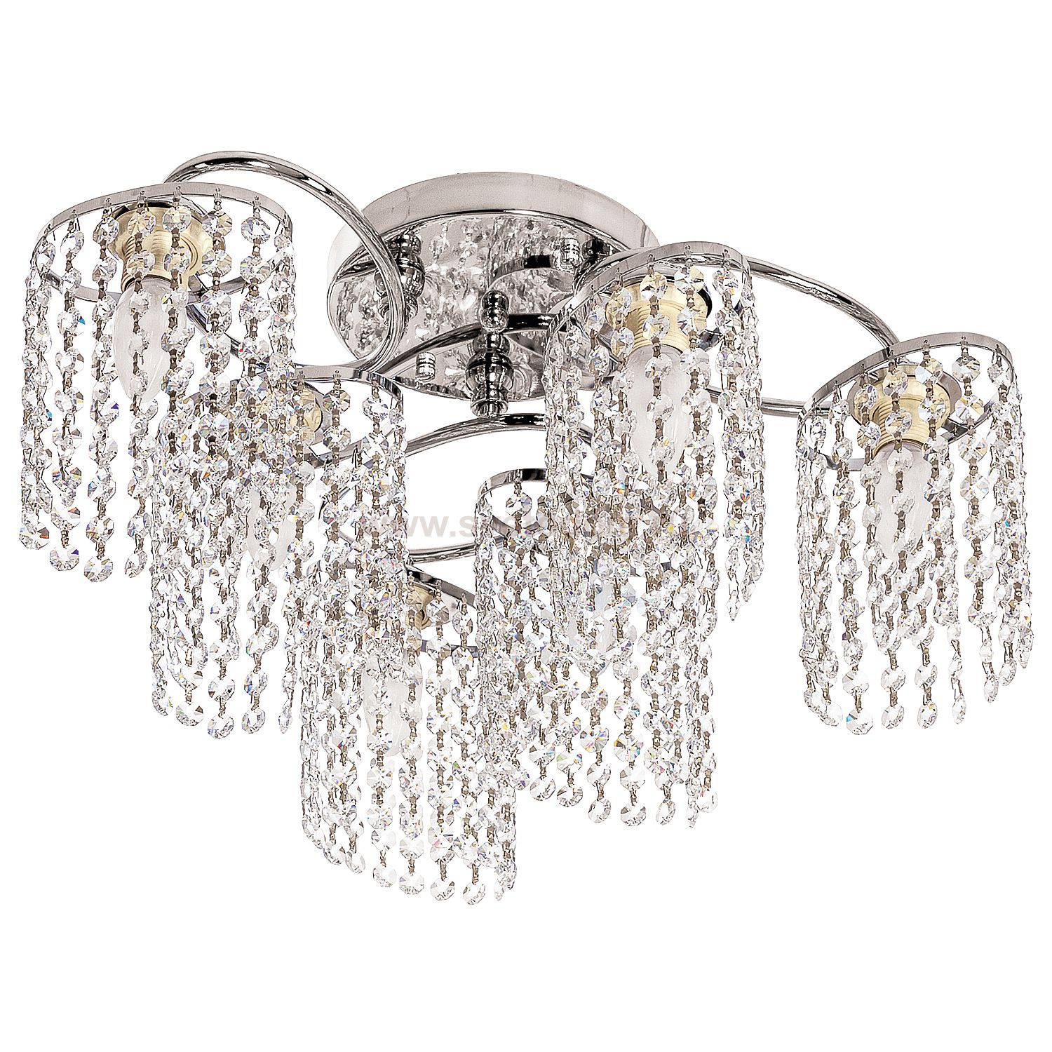 Светильник ЭкономСвет 8717/6CR WT