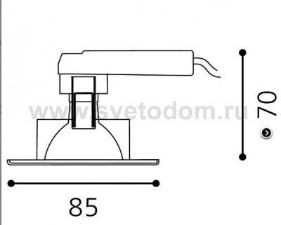 Точечный встраиваемый светильник Eglo 87380 Einbauspot
