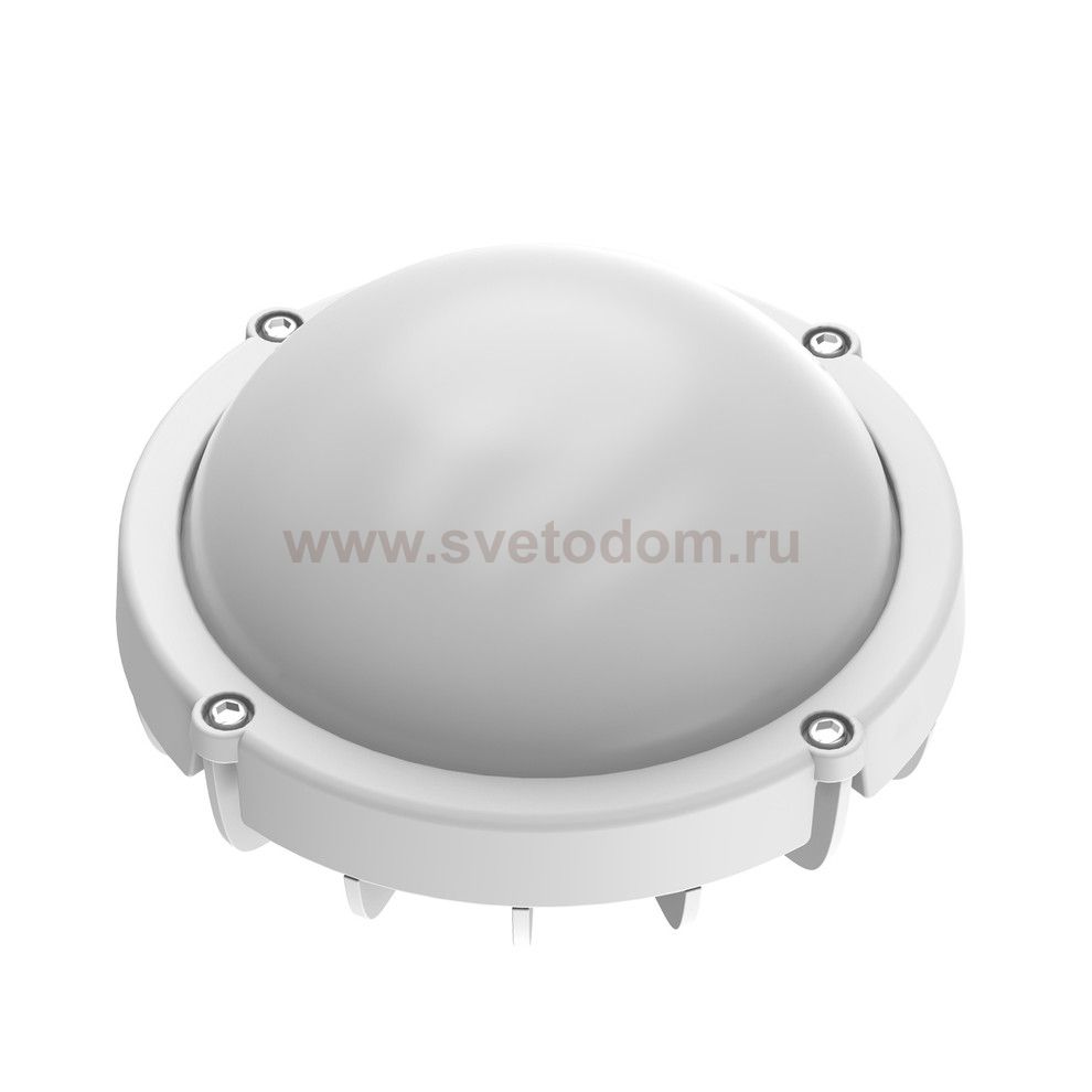 Св-к ЖКХ Gauss SOLID круг 12W 1150lm 4000K 160-260V IP65 D160*53мм белый антивандальный IK10 (874518212)