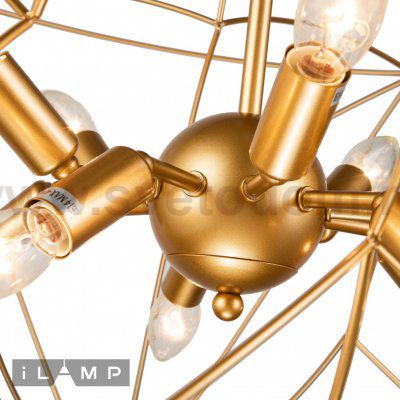 Подвесная люстра iLamp Element 8777-800 GOLD