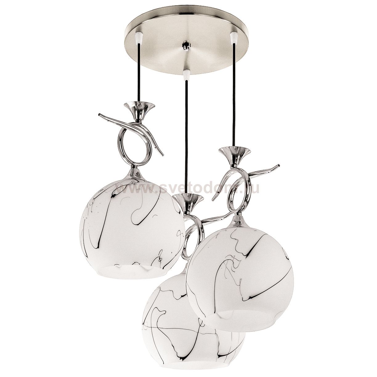 Светильник ЭкономСвет 88012/3CR WT