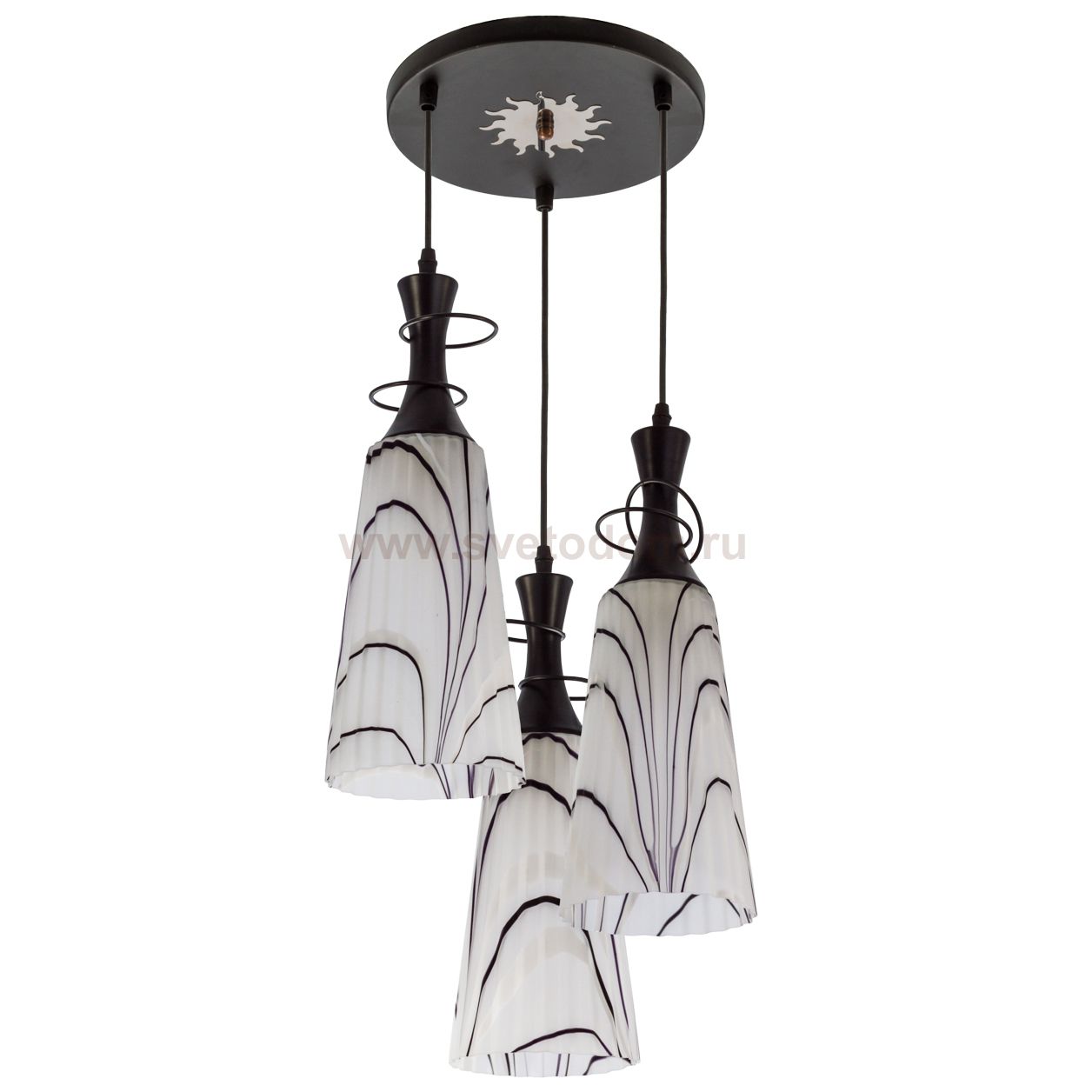 Светильник ЭкономСвет 88014/3BK WT