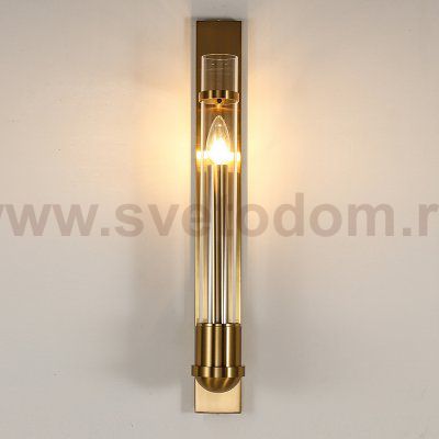 Настенный светильник 88042W brass