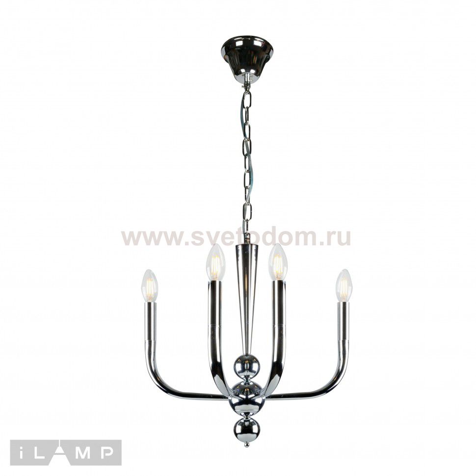 Подвесная люстра iLamp Evolution 88088-4 Хром