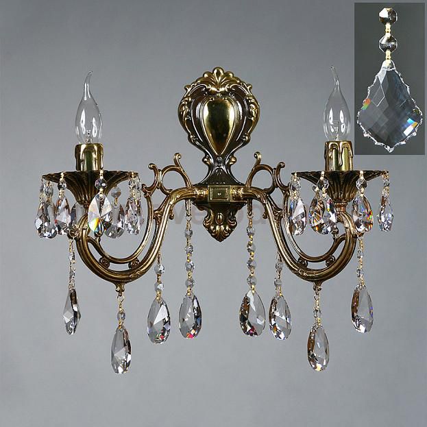 Светильник бра Ambiente 8818/2 PB New Leaf