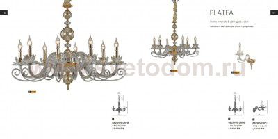 Светильник настенный Divinare 8820/09 AP-1 PLATEA