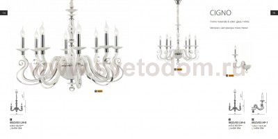 Светильник подвесной Divinare 8825/03 LM-6 CIGNO