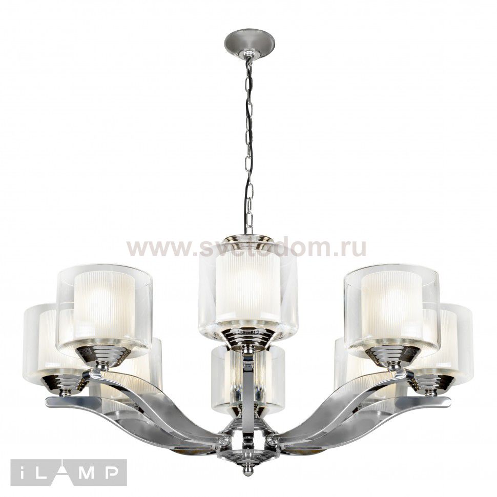 Подвесная люстра iLamp Simple 88265/8 Хром