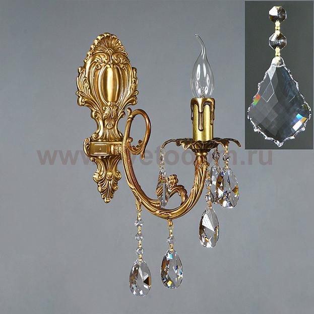 Светильник бра Ambiente 8888/1 AB New Leaf