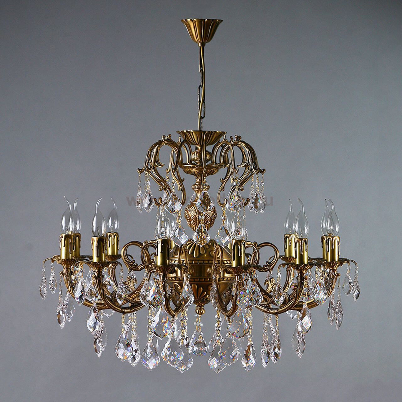 Люстра Ambiente 8888/12 AB New Leaf