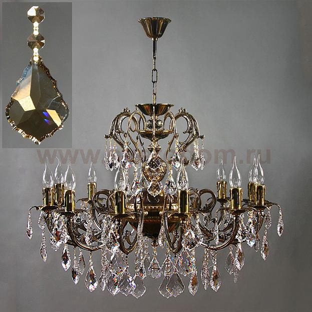 Люстра Ambiente 8888/12 PB Honey Leaf