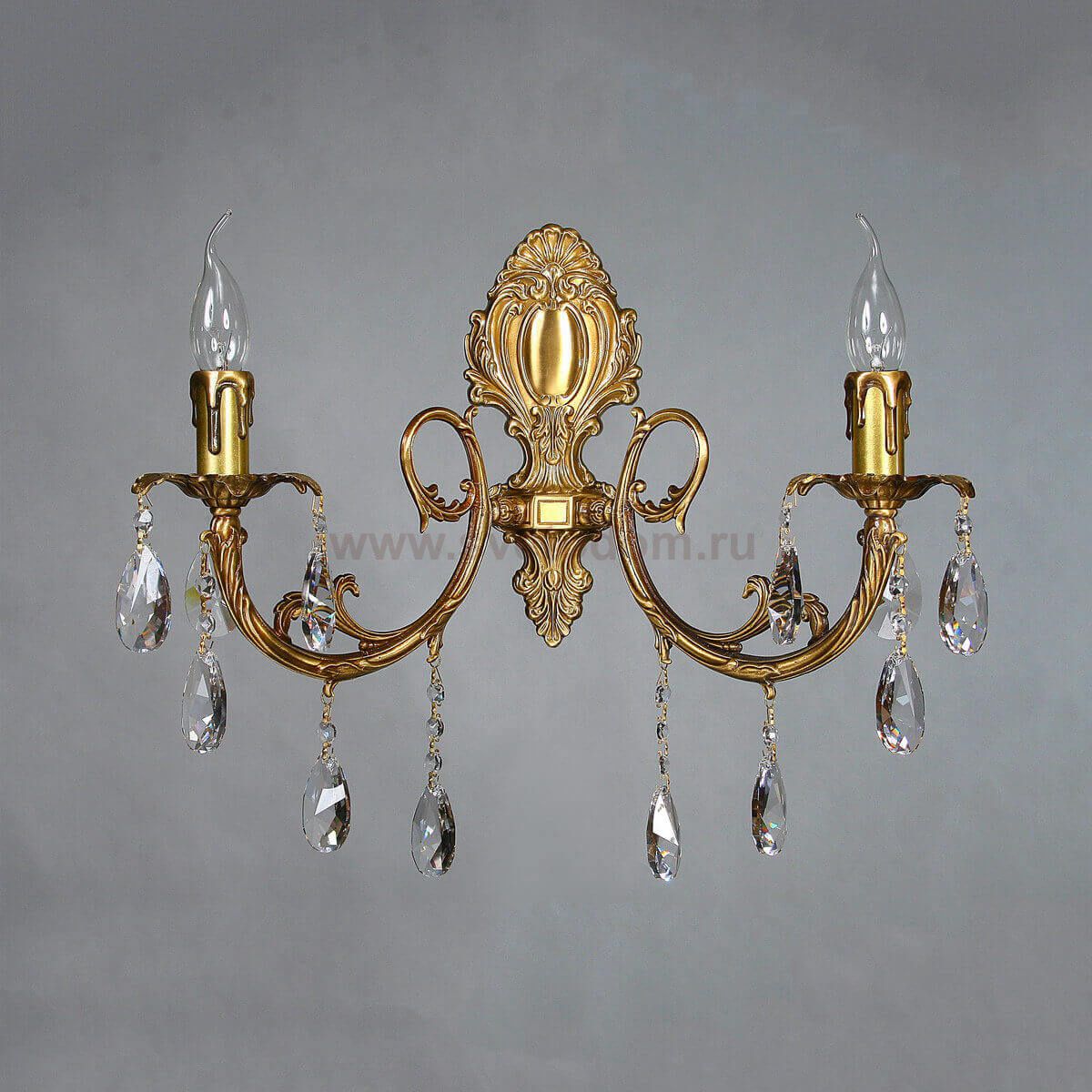 Светильник бра Ambiente 8888/2 AB Tear drop