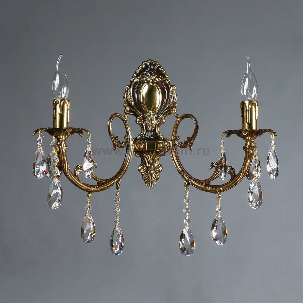 Светильник бра Ambiente 8888/2 PB Tear drop