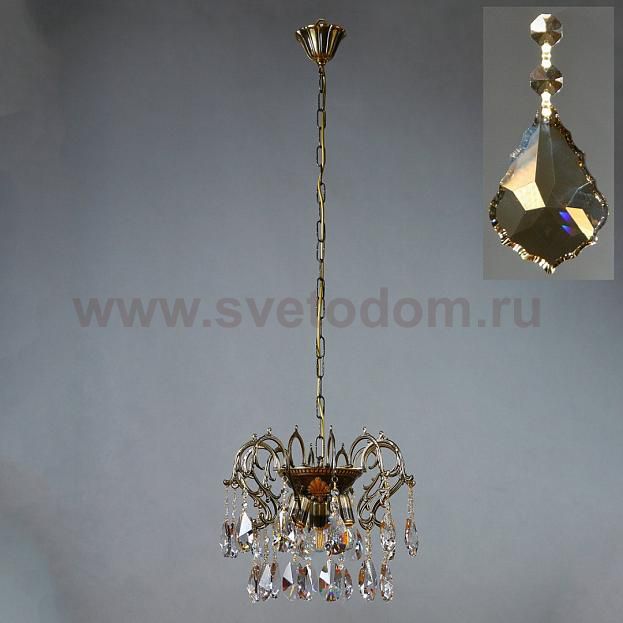 Подвесной светильник Ambiente 8888/3 CL PB Honey Leaf Подвес