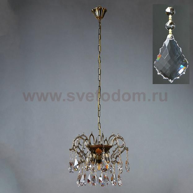 Подвесной светильник Ambiente 8888/3 CL PB New Leaf Подвес