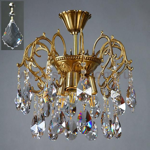 Потолочный светильник Ambiente 8888/3 PL AB New Leaf