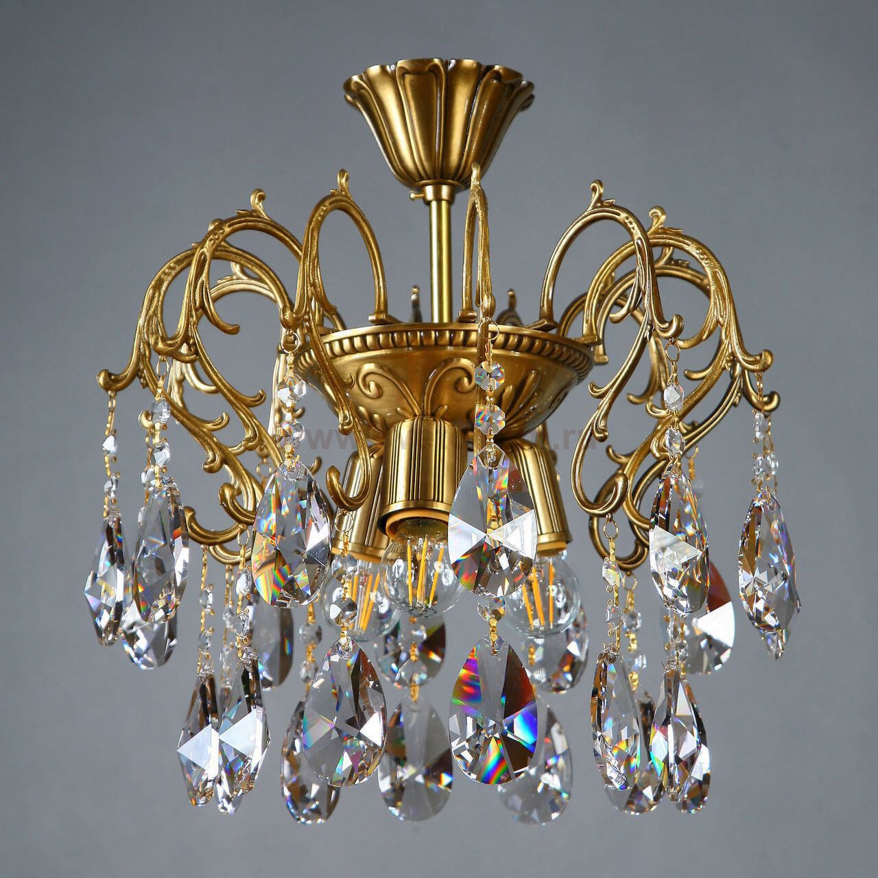 Потолочный светильник Ambiente 8888/3 PL AB Tear Drop