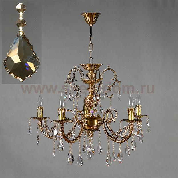 Люстра Ambiente 8888/5 AB Honey Leaf