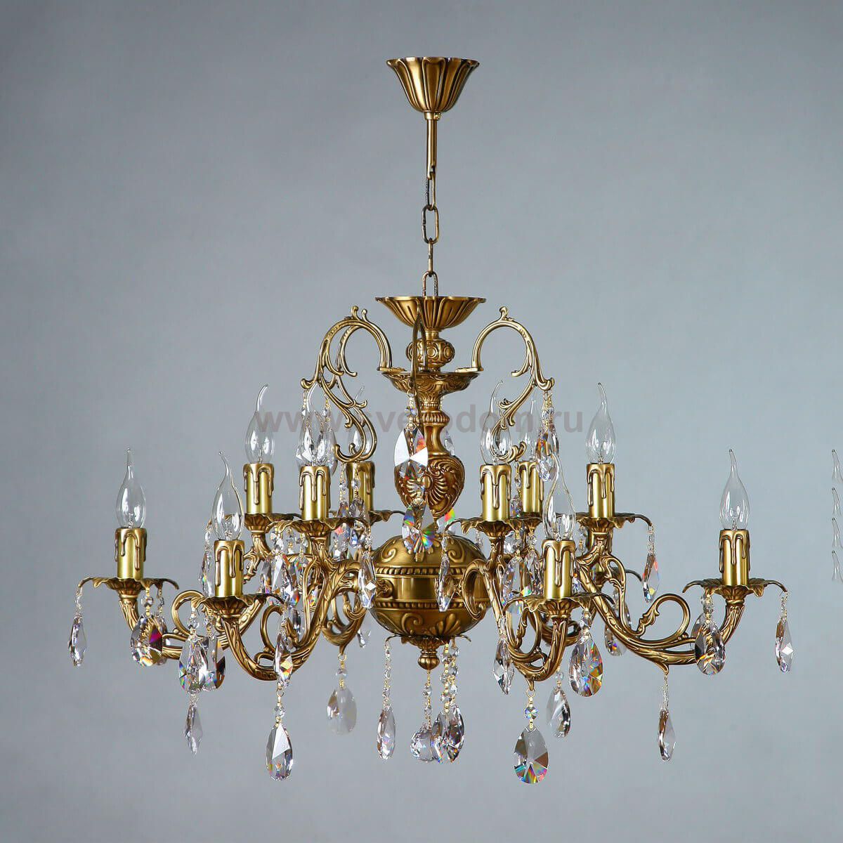 Люстра Ambiente 8888/6+6 AB Tear drop