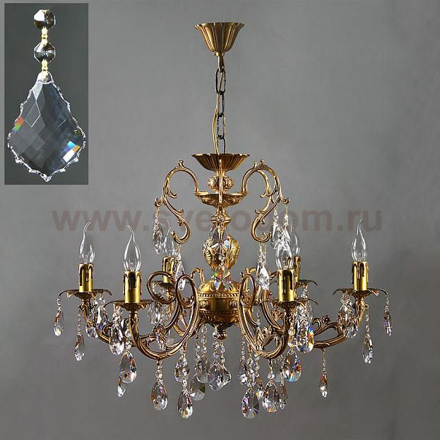 Люстра Ambiente 8888/6 AB New Leaf