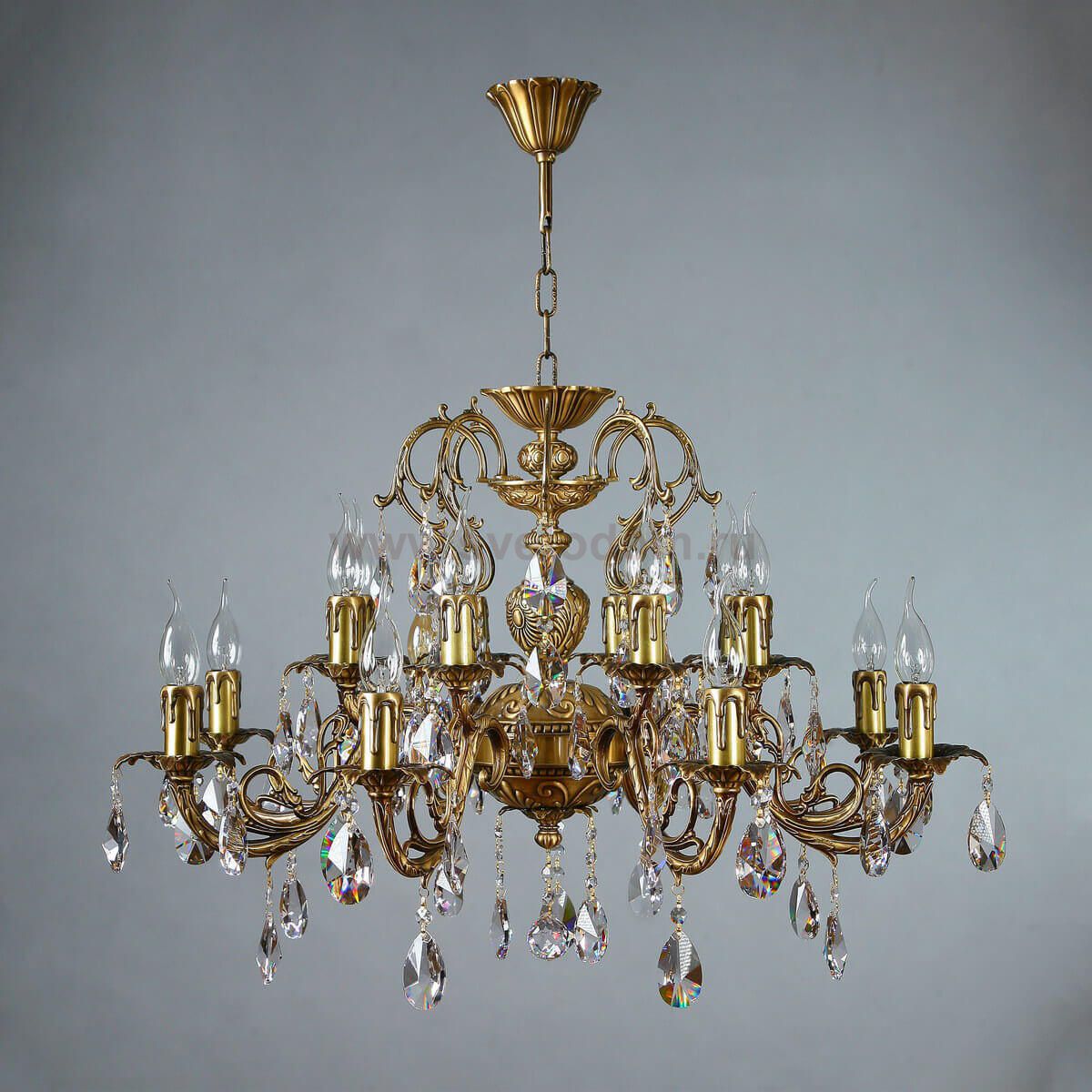 Люстра Ambiente 8888/8+8 AB Tear drop