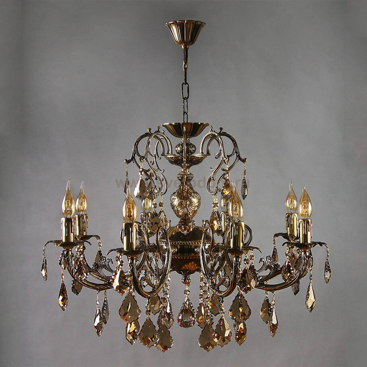 Люстра Ambiente 8888/8 PB Honey Leaf