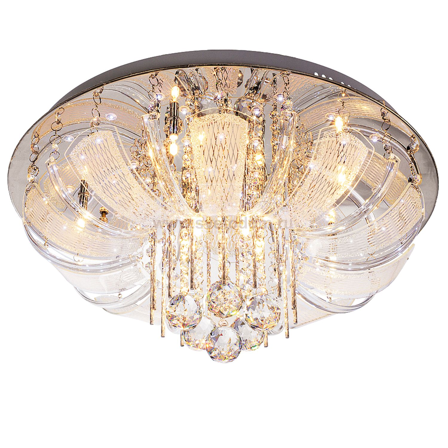 Светильник ЭкономСвет 8895/10CR RC WTLED