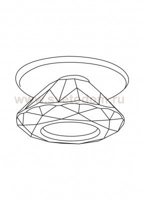 Встраиваемый и накладный светильник Eglo 88966 LUXY